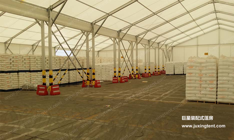 工業(yè)倉儲(chǔ)篷房南京揚(yáng)子石化巴斯夫公司12000平米